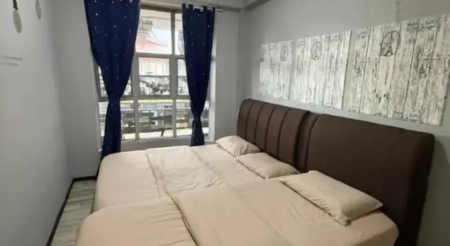 Трёхместный номер Standard c 1 комнатой с видом на город Zero Gravity Homestay 零重力民宿