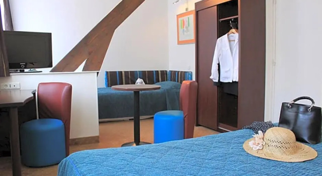 Двухместный семейный номер Standard Hôtel de la Plage