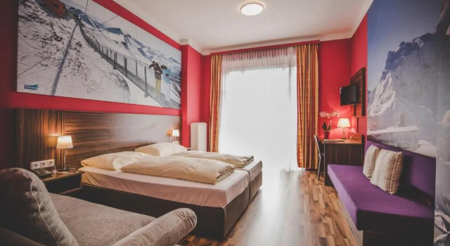 Двухместный номер Standard с балконом Hotel Mozart Bad Gastein