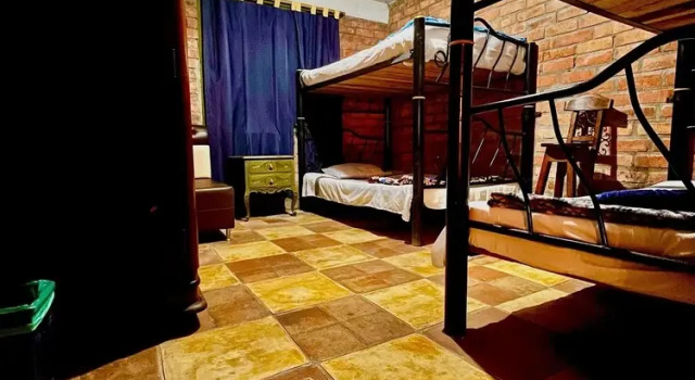 Кровать в общем номере El Cerrito Ventanas Parapente - Bed and Breakfast Premium