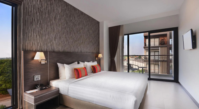Двухместный номер Deluxe с балконом Amanta Hotel Nongkhai