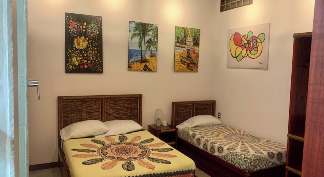 Вилла Uva Blue Villas - Pool House - AC, 3 Ensuite bedrooms, 8 guests, Koi Fish Pond
