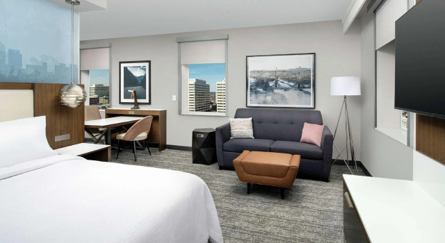 Двухместный люкс c 1 комнатой Embassy Suites By Hilton Knoxville Downtown