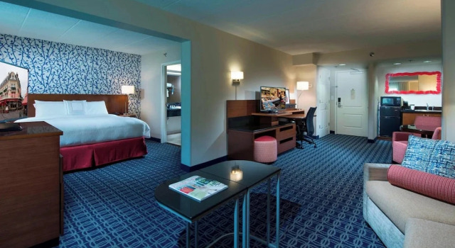 Люкс с видом на горы Fairfield Inn & Suites Lynchburg Liberty University