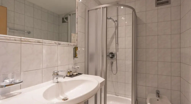 Двухместный номер Standard с балконом и с видом на горы Hotel Central