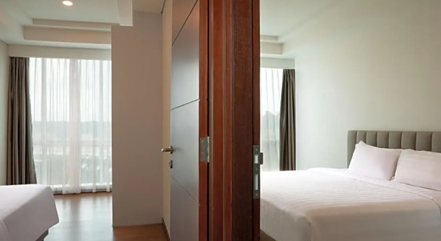 Juniorsuite med haveudsigt Panbil Residence Serviced Apartment