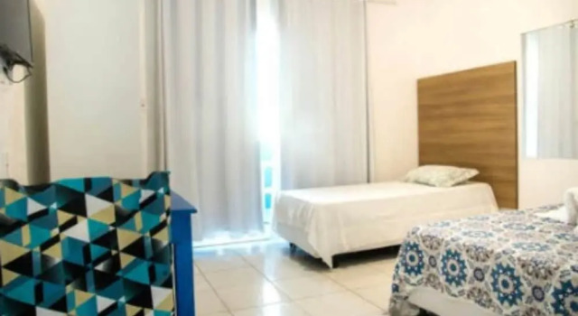 Трёхместные апартаменты с балконом Pousada Ilha do Sol