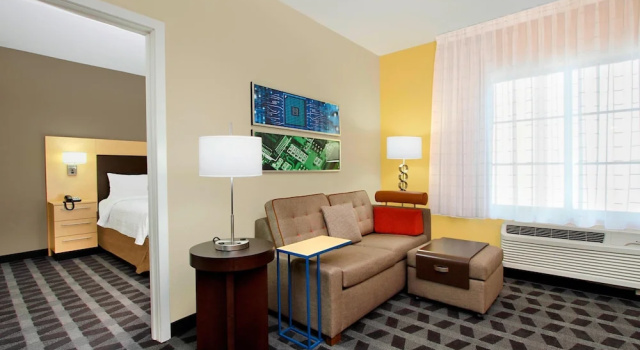 Одноместный люкс TownePlace Suites San Jose Santa Clara
