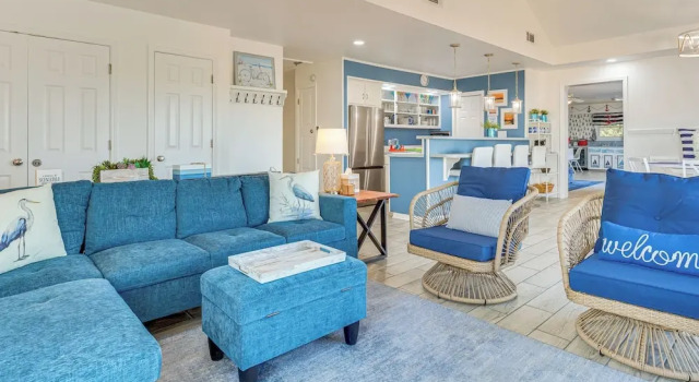 Steps to Gulf: Bayside Dauphin Island Home w/ Dock, Réserver Maison de vacances Dauphin Island Alabama
