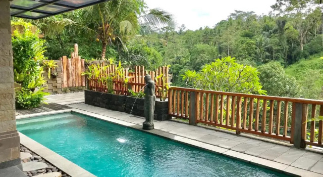 Номер Standard с 2 комнатами с красивым видом из окна Ubud Paras Villa