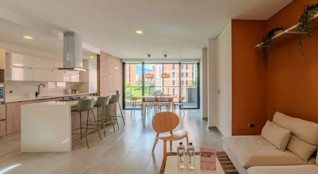 Апартаменты w Charming 3BR w Amazing Deco in Medellin