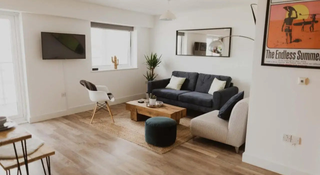Ocean 1- Sea View Apartment, Fistral Beach Newquay