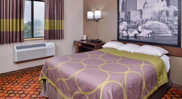 Двухместный номер Standard Super 8 by Wyndham Romeoville Bolingbrook