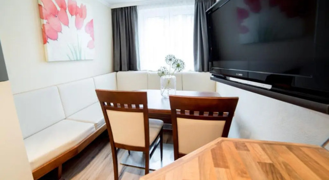 Апартаменты c 1 комнатой с видом на бассейн Aparthotel Steger Wagrain