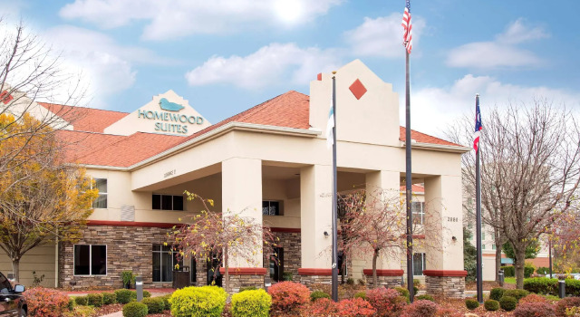 Кровать в общем номере Homewood Suites by Hilton Columbus/Airport