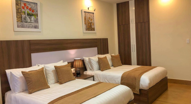 Четырёхместный номер Deluxe Laam Boutique Dalat Hotel