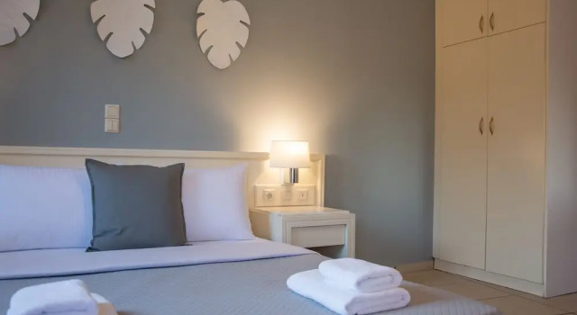 Апартаменты Deluxe с балконом и с видом на город Horizon Apartments Platanias