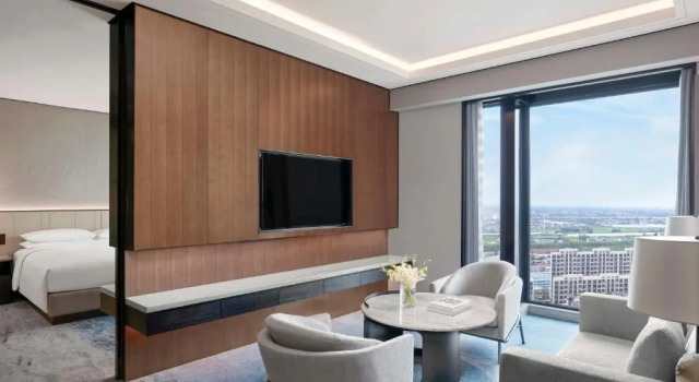 Двухместный клубный люкс Executive Shanghai Marriott Hotel Pudong South