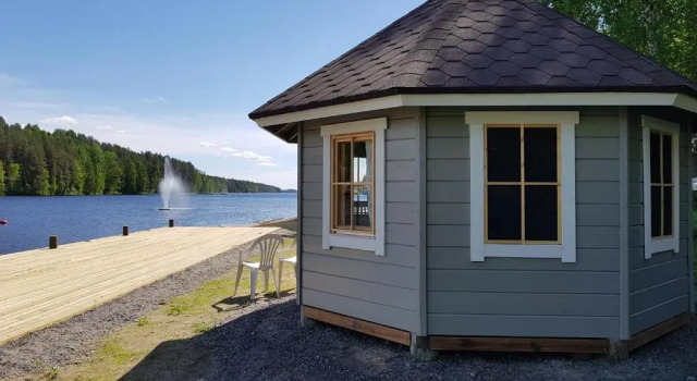 Номер Standard с красивым видом из окна Mansikkaharju Holiday Camp