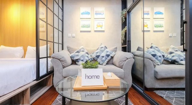 Студия Simple And Comfort Studio Apartment At Nine Residence