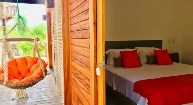 Private Complex With Swimming Pool Close to the Ocean, Book Villa Sommerhuse i Bahia, Hytte