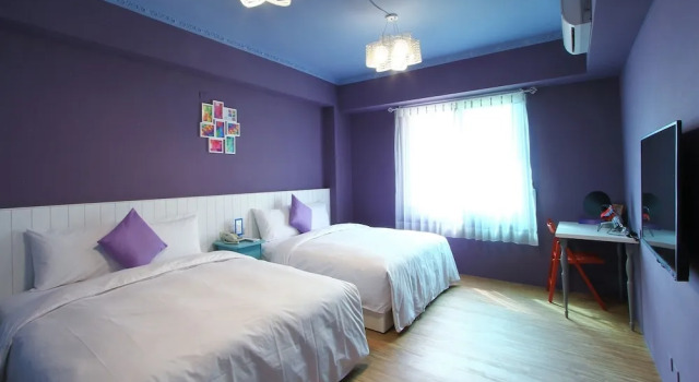 Четырёхместный номер Standard с балконом Yu Sen House