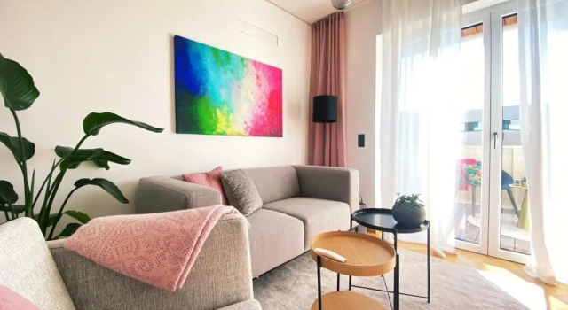Апартаменты stylishe Wohnung mit Balkon und Tiefgarage