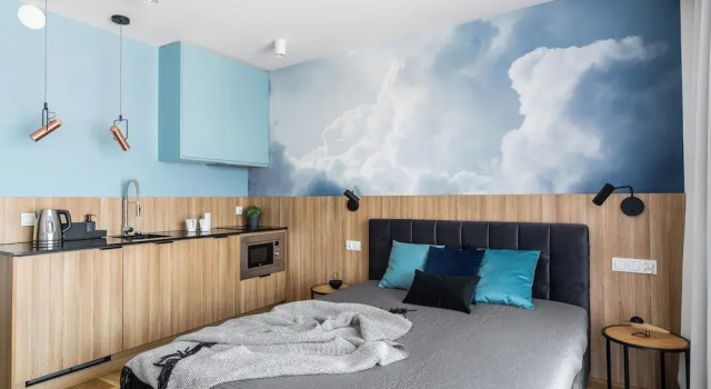 Студия Deluxe с балконом Live & Travel Apartments - Waterlane Island