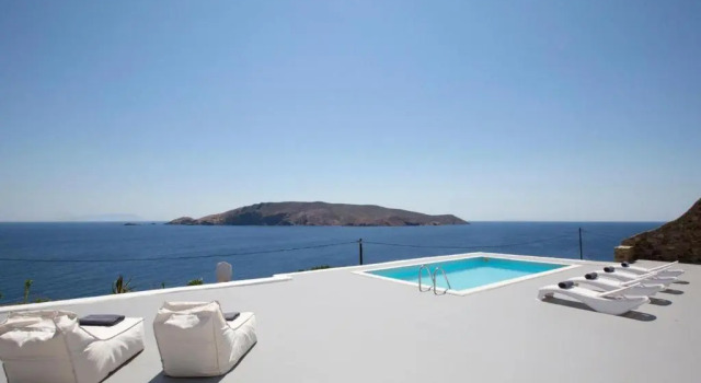 Вилла Villa Anemos & Petra, Sea view of Mykonos
