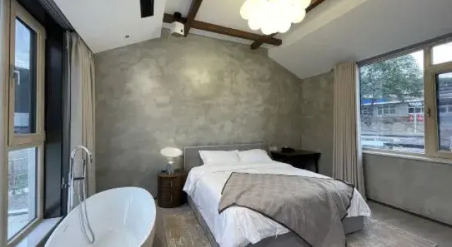 Место под палатку с 4 комнатами Shanshui Homestay