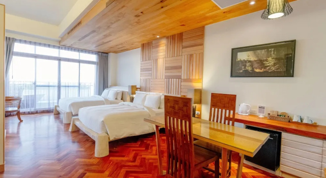 Четырёхместный номер Deluxe с видом на море Bay Forest Boutique B&B