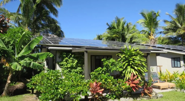 Villa mit Gartenblick Muri Beach Resort