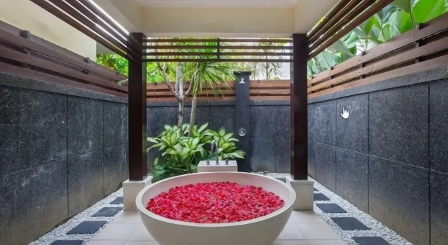 Samudra · Luxury 9-Br Private Pool Villa Umalas Bali, Rezervovat Vila Chaty v Bali, Chalupa
