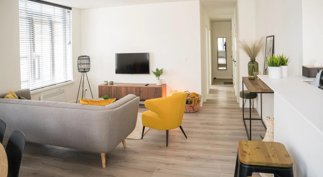 ETAGE 2 - appartement in centrum, 300m van zee mét parking, Rezerwuj Apartament Hotele w Bruksela z parkingiem, Parking
