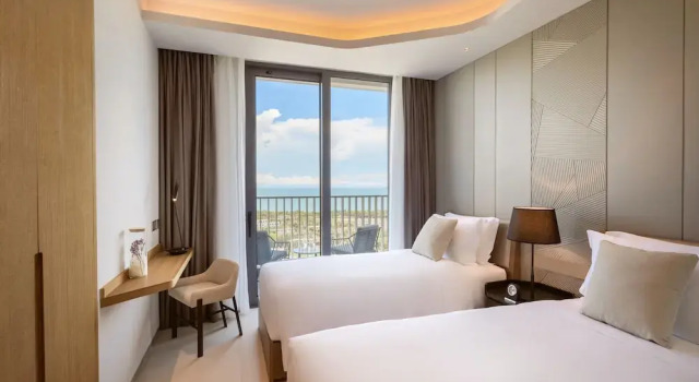 Номер Standard с 2 комнатами с видом на океан Oakwood Apartments Sanya