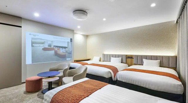 Четырёхместный номер Standard Daiwa Roynet Hotel Akita Ekimae