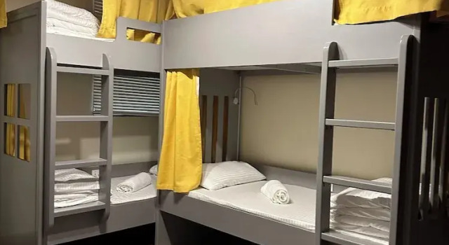 Кровать в общем номере Sparkle View Hostel