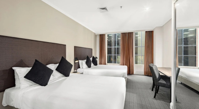 Семейные апартаменты c 1 комнатой Melbourne City Suites