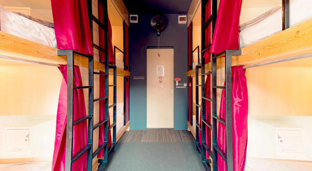 Кровать в общем номере CLOUD on Saladaeng Silom Hostel Bangkok