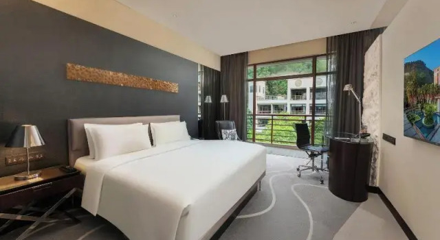 Двухместный номер Standard с балконом и с красивым видом из окна Le Méridien Xiamen