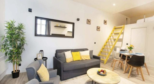 Modern & Design Flat 4P -in the Heart of le Marais, Забронировать Бутик-отель Париж Иль-де-Франс, рядом с Станция метро Rambuteau