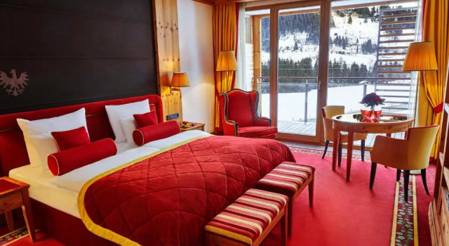 Двухместный номер Deluxe Kempinski Hotel Das Tirol