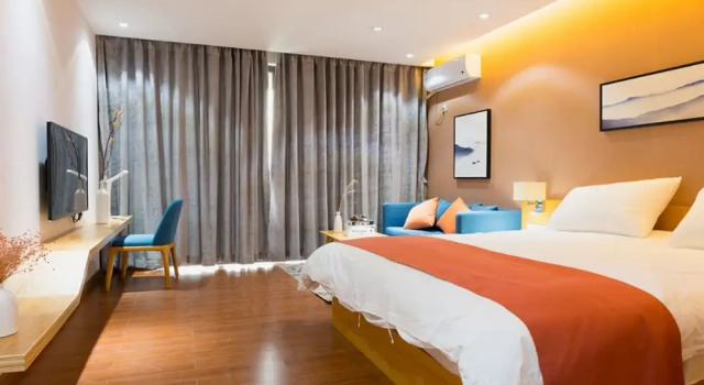 Номер Deluxe Huizhou Qu Wo Jia Shang Pin Apartment
