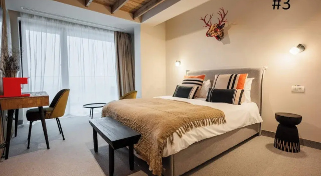 Двухместный номер Deluxe с балконом и с панорамным видом The Pines Bucegi Lodge