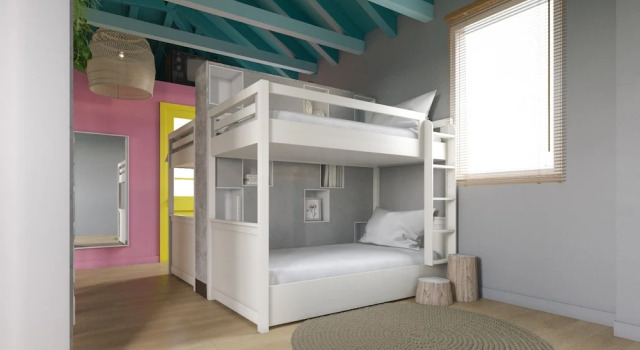 Кровать в общем номере Hostel Lolamento