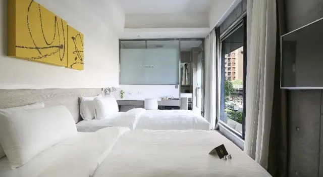 Двухместный номер Deluxe с красивым видом из окна CityInn Hotel Plus- Fuxing North Road Branch
