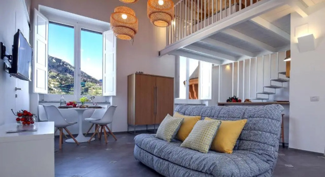 Апартаменты Starhost - CASTLE MEZZACAPO seaview terrace, garden and parking