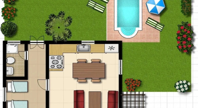 Коттедж Villa Sevos Large Private Pool Sea Views A C Wifi Car Not Required - 1891