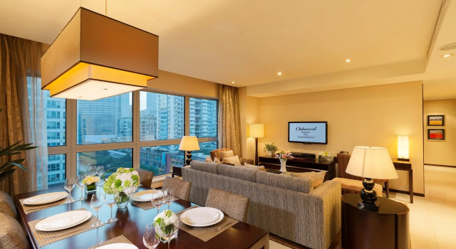 Oakwood Residence Funder Chengdu, Boek Hotel Hotels in Chengdu met parkeren, Parkeren