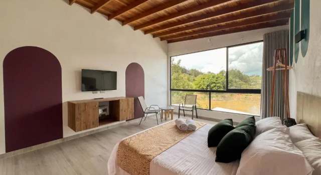 Двухместный номер Standard Viajero Guatapé Hostel & Lake Club